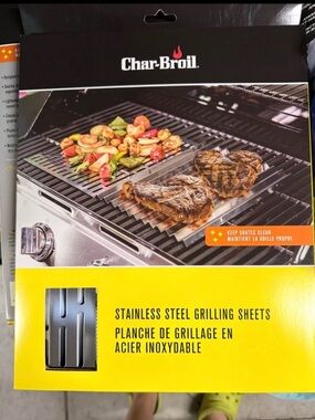 Stainless Steel Grilling Sheets - Silver